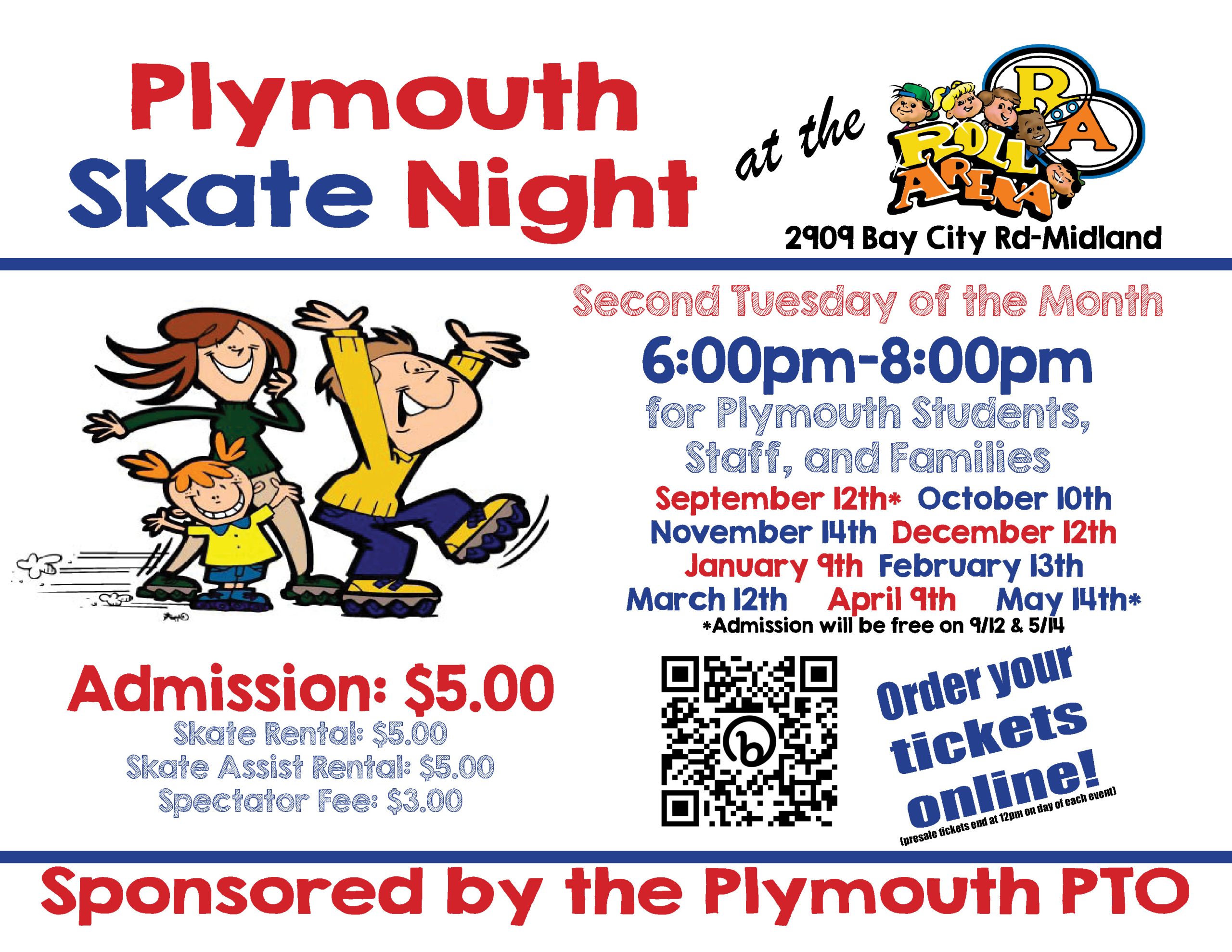 2023-24 Plymouth Skate Night